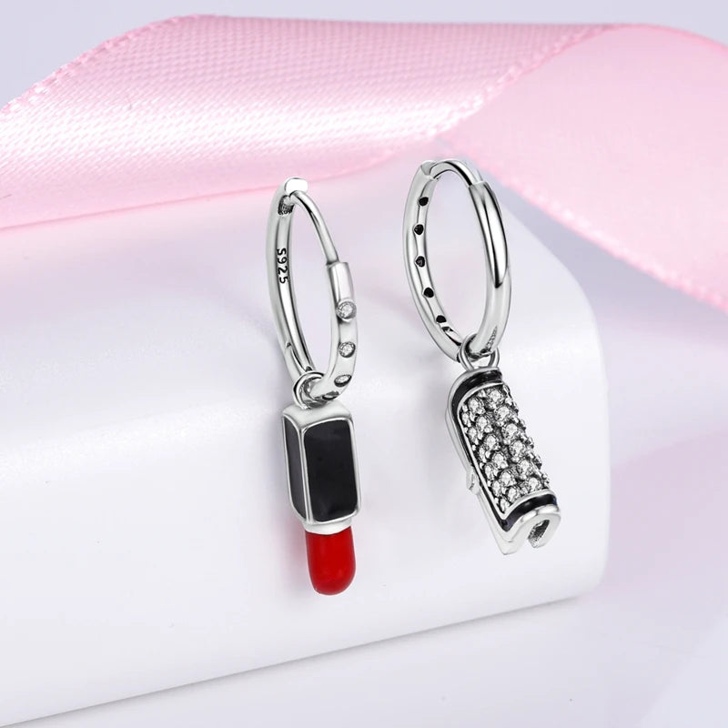 925 Sterling Silver Career Eardrop Musical Note Earrings Painter Microphone Earrings Fit For Women Workplace Birthday Gift