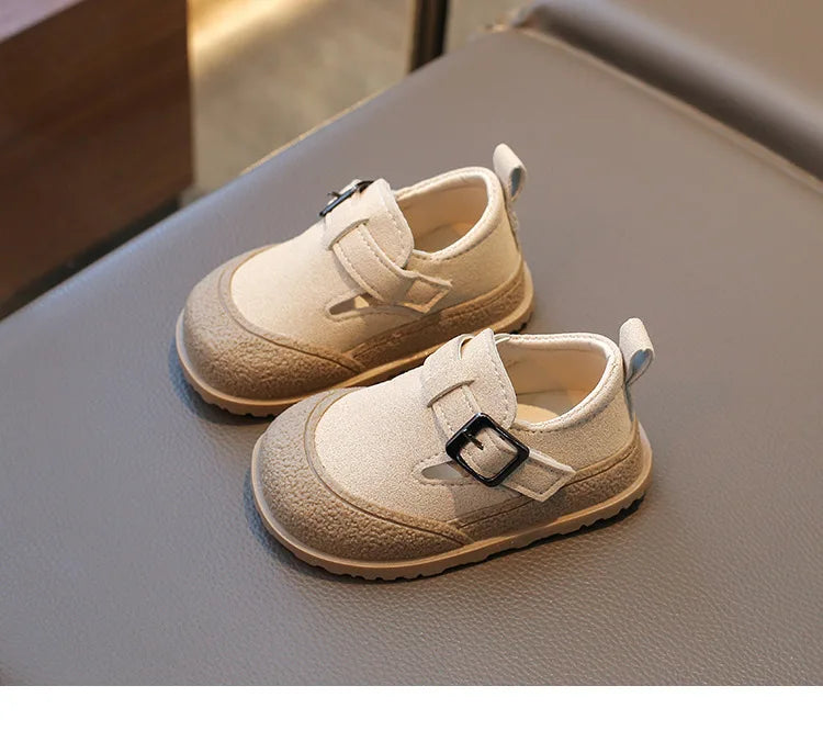 Boys' Boken Shoes Soft Soled Children's Shoes 2025 New Arrivals 0-1 years old Children's Sports Shoes Fashion Retro Bean Shoes