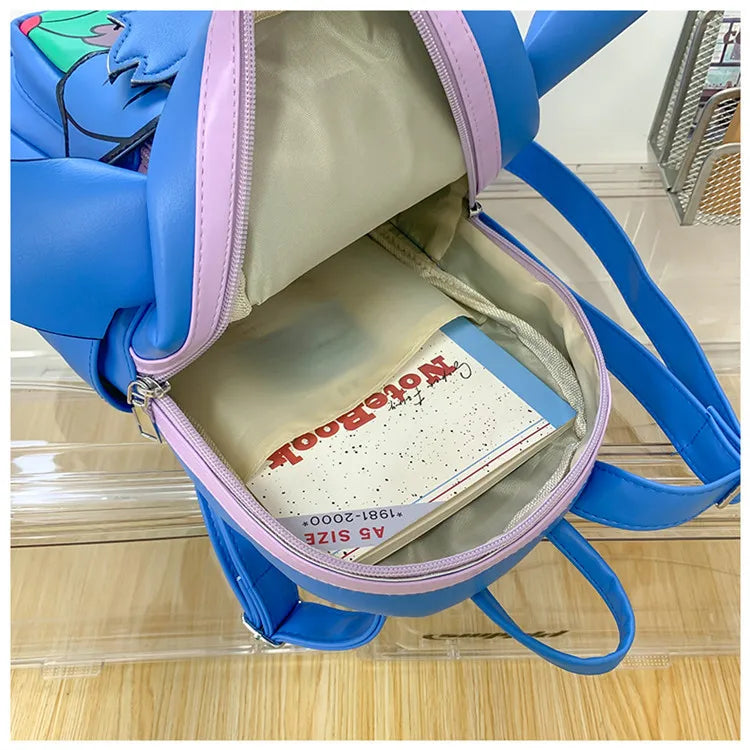 Disney Stitch New Mini Children's Backpack Cartoon Cute Children's Schoolbag Fashionable Casual Children's Backpack High Quality