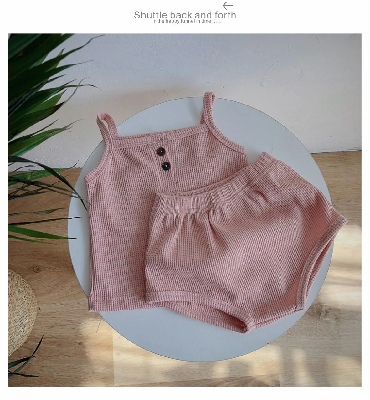 Baby Summer Clothing New Soft Homewear Newborn Baby Boys Girls Clothes Cool Camisole With Short Jumpsuit Outfits Kids Costume
