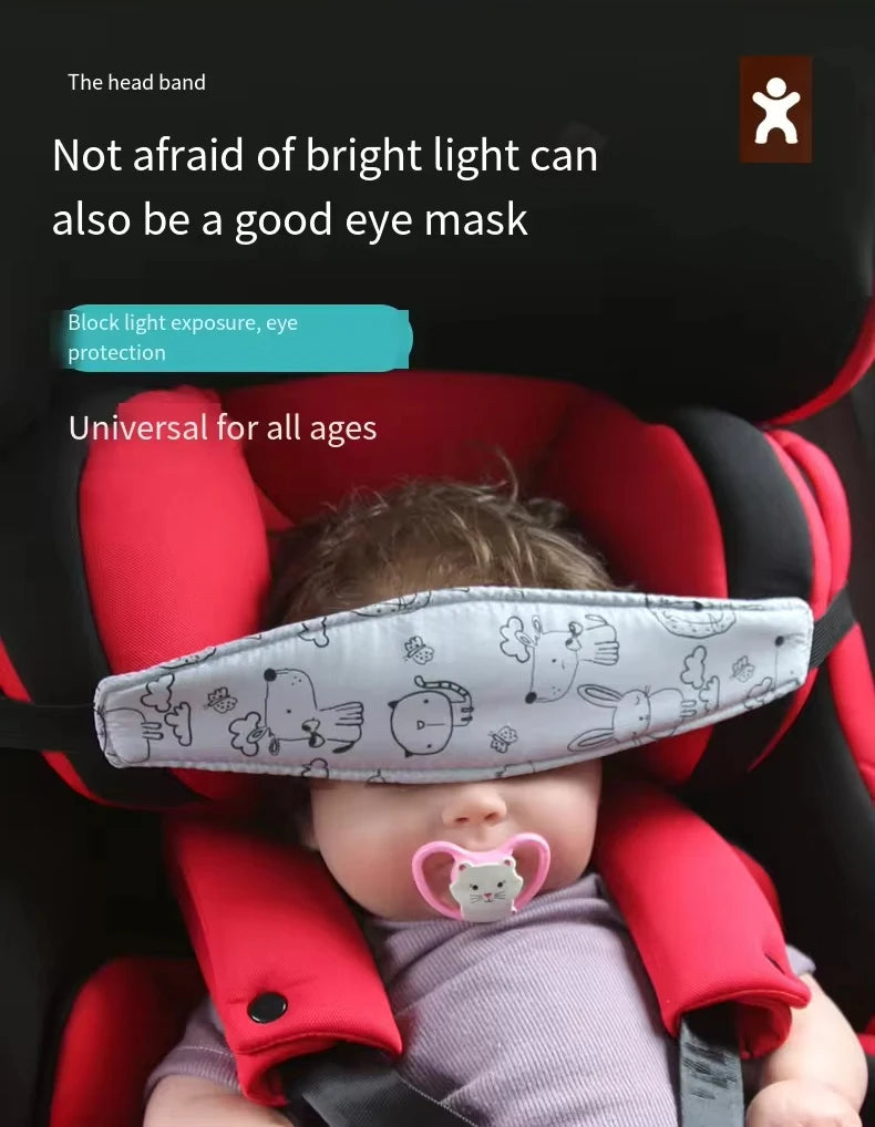 PANGDUBE Baby Car Seat Head Support Children Sleep Positioner for Stroller Cat Safety Seat Baby Head Supports Protection Belt