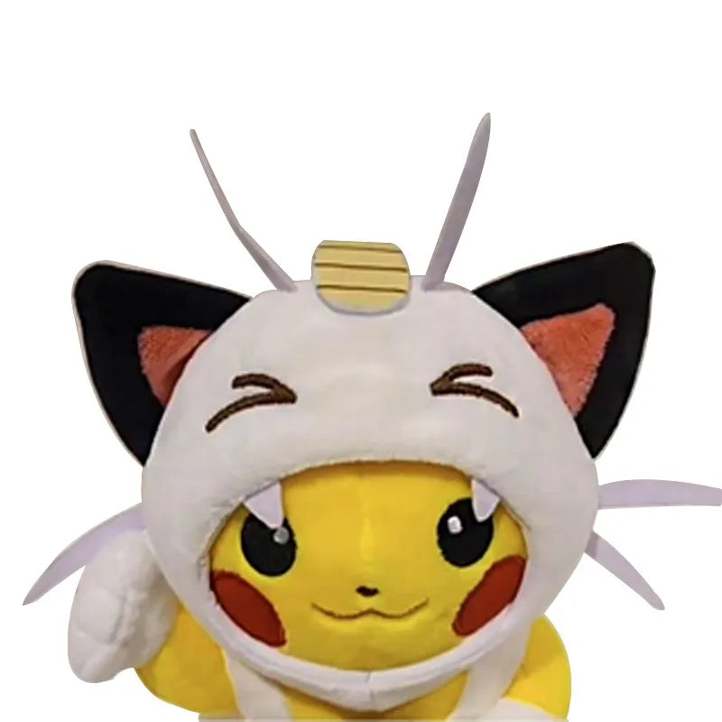 30cm Original Pokemon Plush Toy Pikachu Cosplay Meowth Cute for Anime Cartoon Plush Doll Figure Toy for Kids Birthday Best Gift