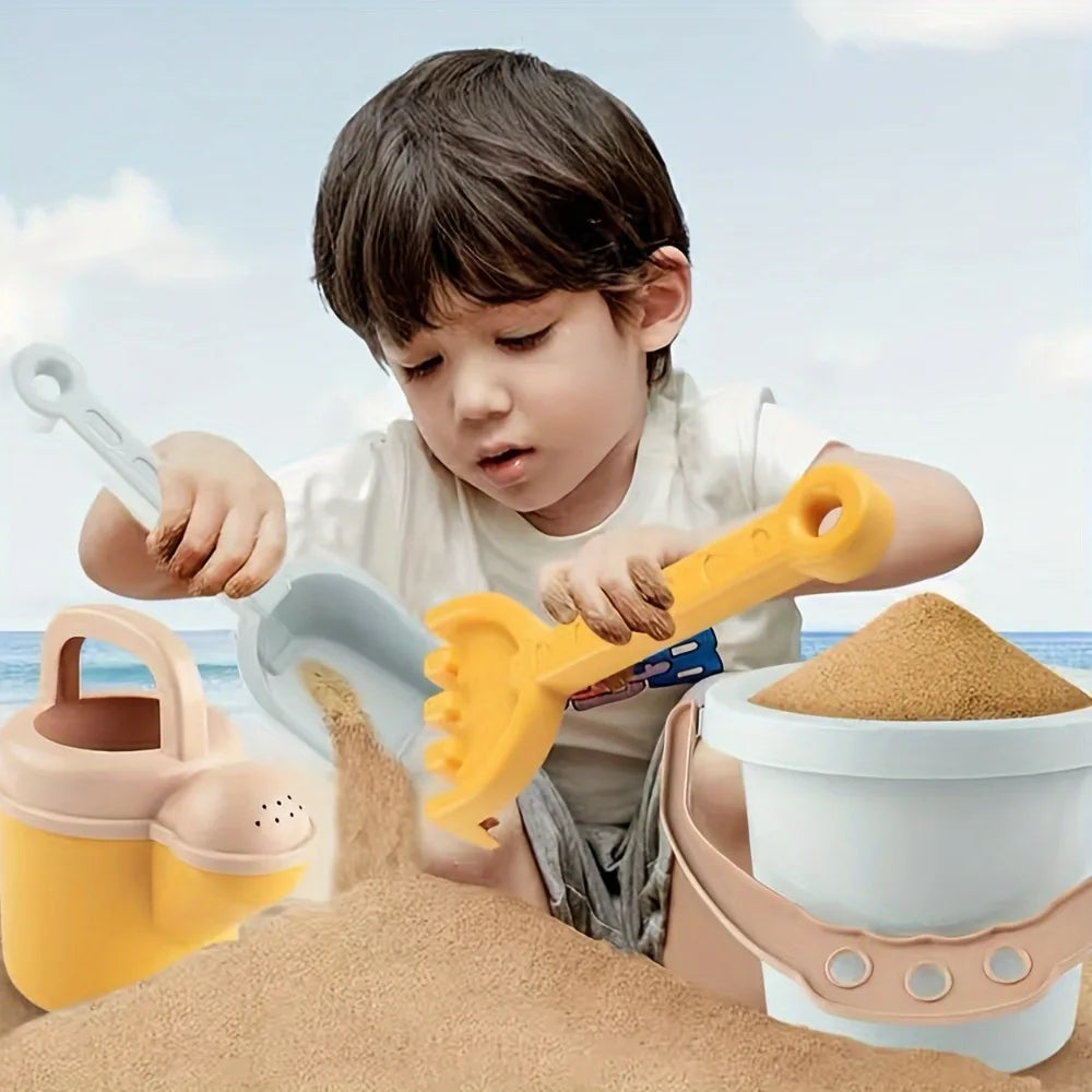 Sea Creatures Sand Beach Toy Set Toys Kids Sandbox Toys Toddlers Sand Toys Beach Tool Kit Bucket Watering Shovel Travel Outdoor