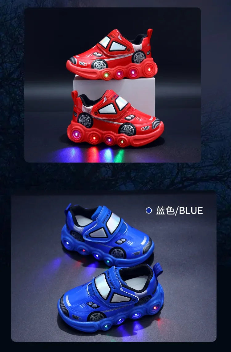 0-6Years Children Glowing Sneakers Kids Luminous SneakersBoys Girls Led  Lighted Sneakers Toddler Outdoor Shoes Casual Shoes