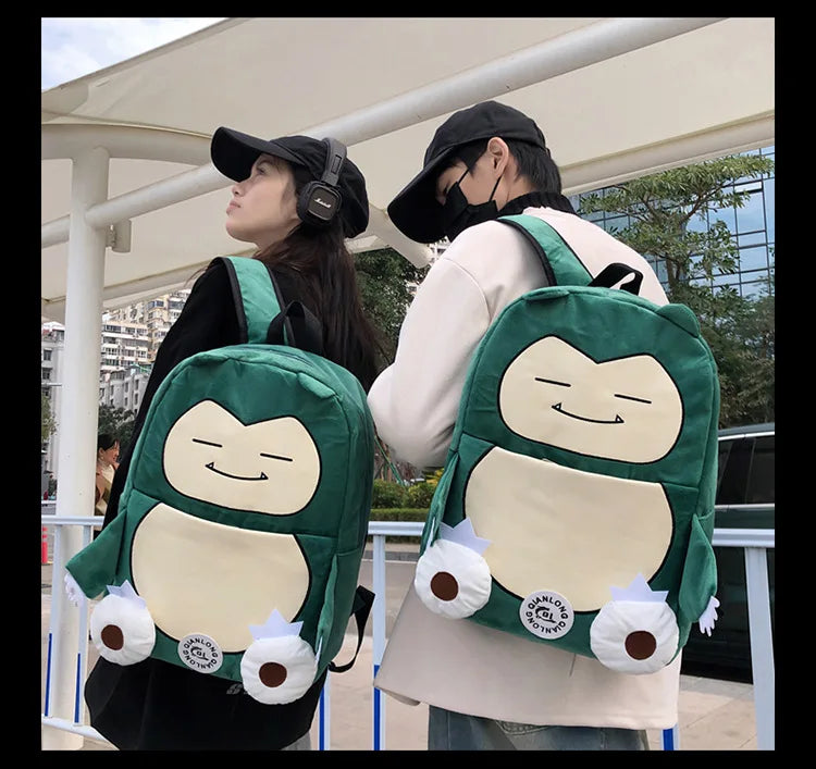 MINISO Switch Pokémon Cappy Beast Plush Backpack Couple Bag Large Capacity Backpack Gift Storage Toys Anime Accessories