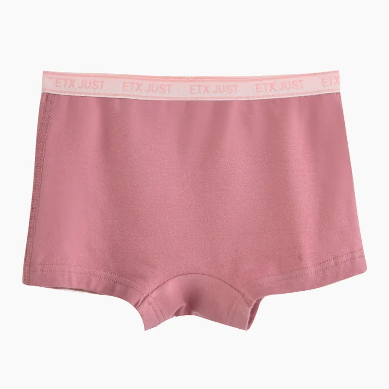 new children high quality cartoon girls cotton boxer shorts panties kids underwear  2-14 years old teenager 5pcs/lot student