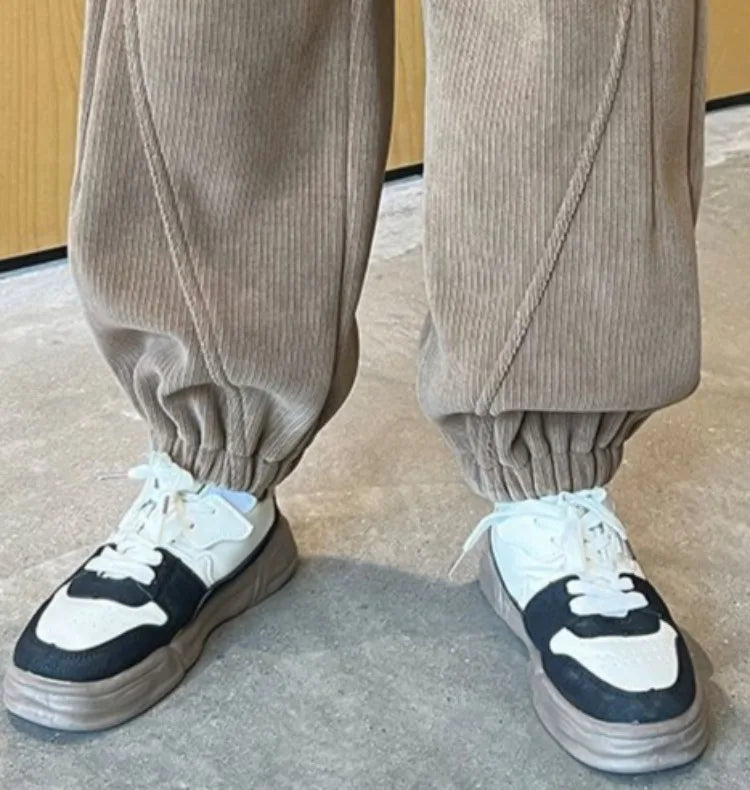 2025 New Boys' Corduroy Pants Spring Autumn Toddler Boy Sports Casual Pants