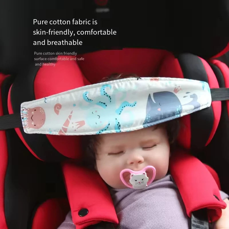 PANGDUBE Baby Car Seat Head Support Children Sleep Positioner for Stroller Cat Safety Seat Baby Head Supports Protection Belt