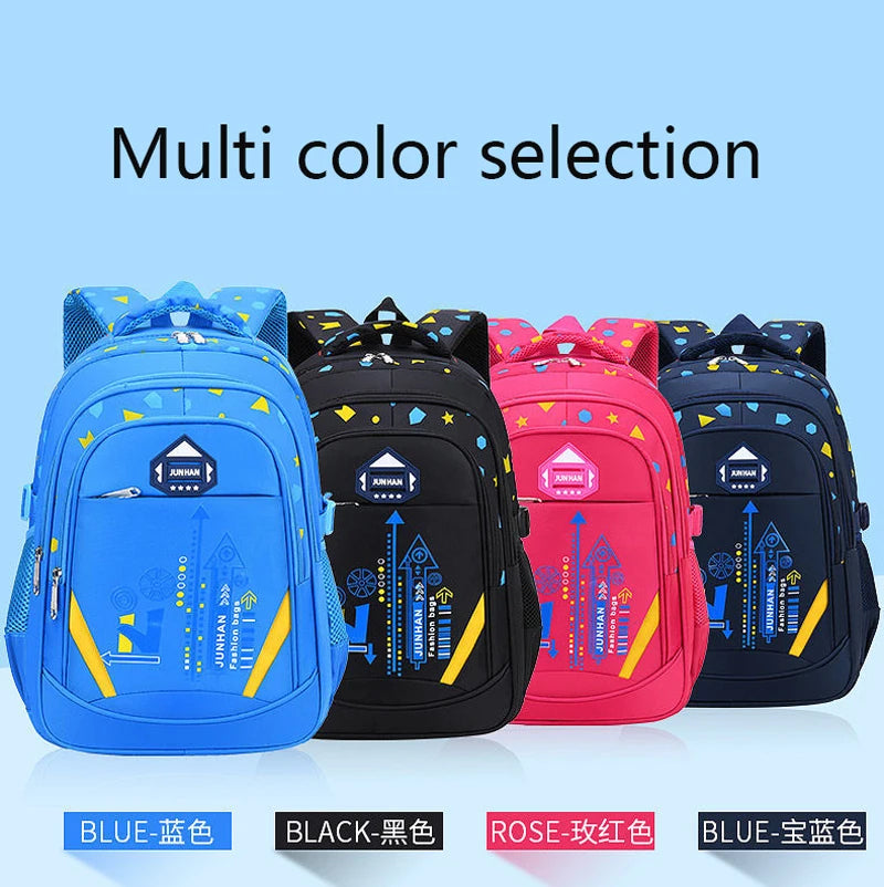 Children's Shoulder Bag Geometry Pattern Kid Backpack In Primary Schoolbag Teen Boy Girl Backpack Book Bag Waterproof Mochila
