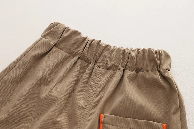 New Summer Baby Clothes Suit Children Boys Casual Cartoon Shirt Shorts 2Pcs/Sets Infant Outfits Toddler Costume Kids Tracksuits