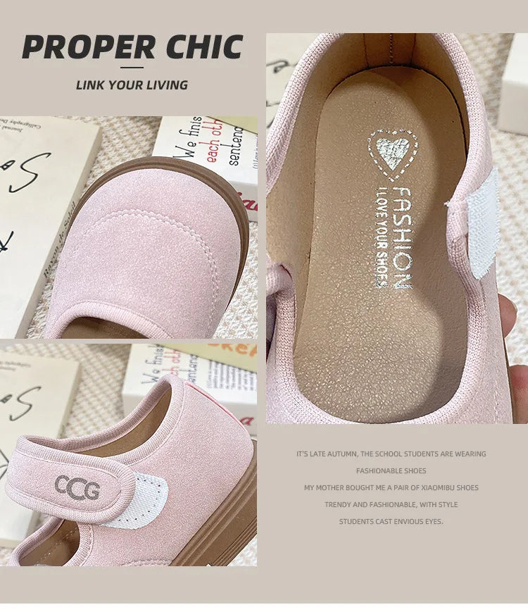 Girls' Leather Shoes 2025 Spring Autumn New Fashion Breathable Princess Shoes Lightweight Comfortable Luxury Child Casual Flats