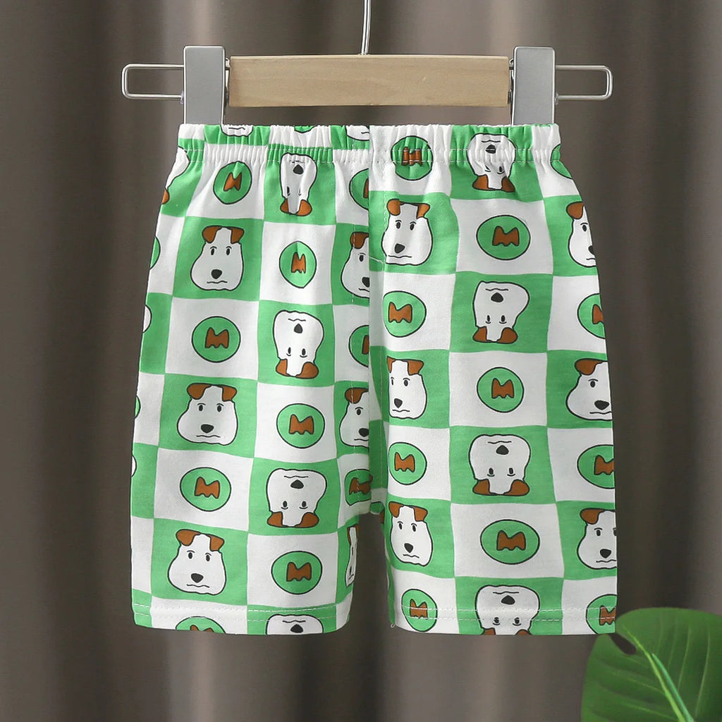 3pcs Pure Cotton Summer Kids Shorts Girl Cartoon Cute Short Baby Casual Pant Children Short Pant Boy Sport Clothing Outwear