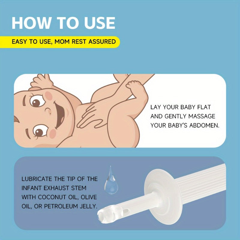 Gas and Colic Reliever for Babies, Natural Solution for Baby Colic and Gas Relief, Instant Constipation Relief for Gassy Babies