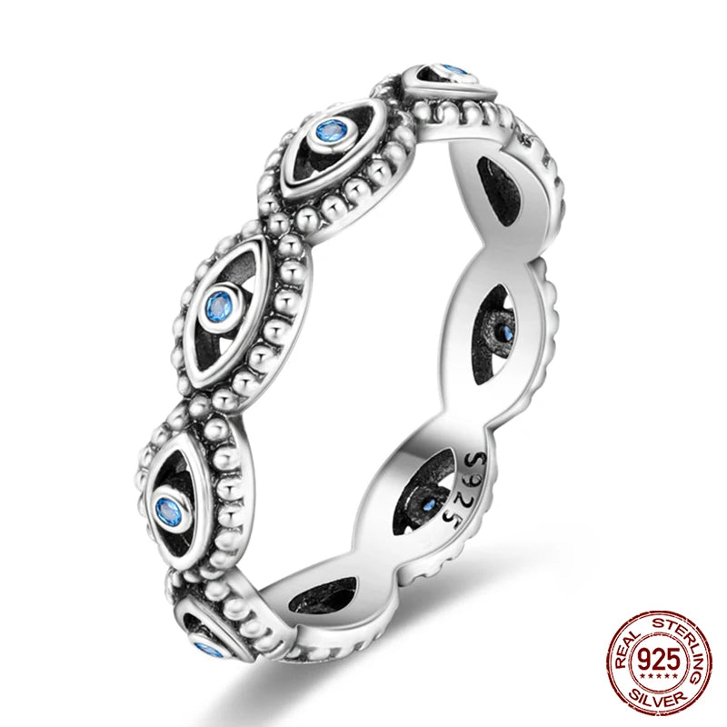 New Rings For Women 100% 925 Sterling Silver Star Moon Colorful Zircon Rings Fine Wedding Engagement Birthday Jewelry Gifts