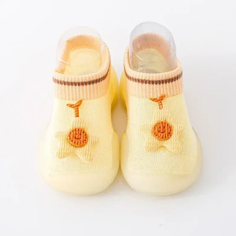 Cute Baby Toddler Shoes Infant Soft Sole Indoor Children's Shoes Cartoon Socks And Shoes Newborn Summer Baby Girl Shoes