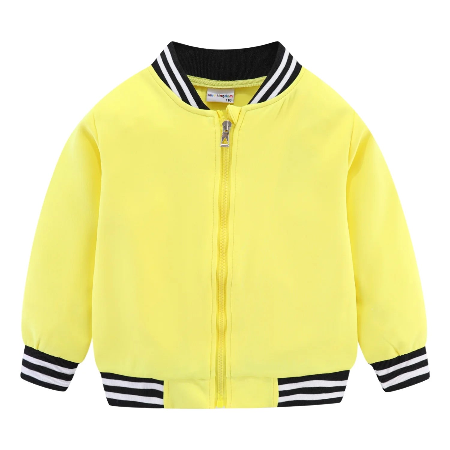 Mudkingdom Autumn Boys Girls Quick Dry Baseball Jacket Zip Up Coat Long Sleeve Casual Clothing for Children Lightweight Outwear