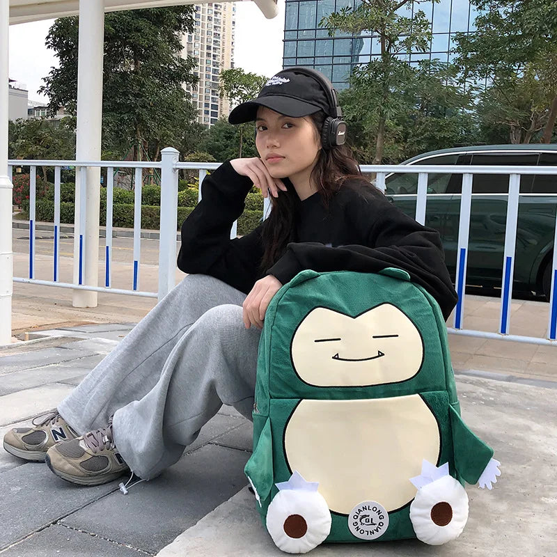 MINISO Switch Pokémon Cappy Beast Plush Backpack Couple Bag Large Capacity Backpack Gift Storage Toys Anime Accessories