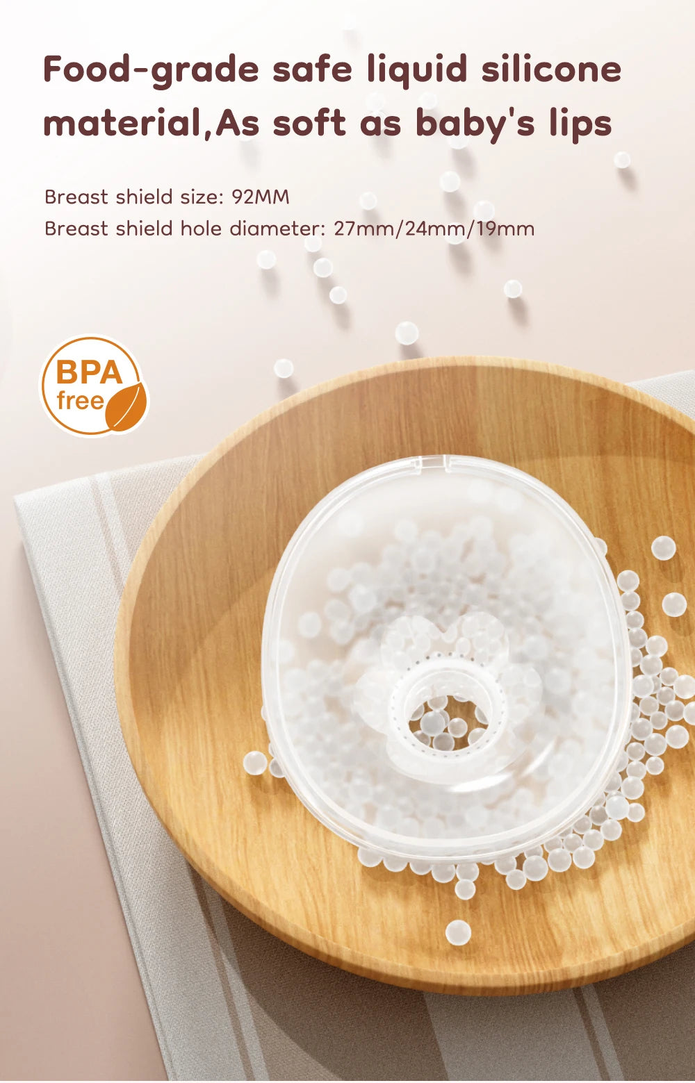 2PCS Wearable Electric Breast Pump 4Modes 36Suction Levels Breast Pump Milk Collector Gift Travel bag 19/24mm Flange