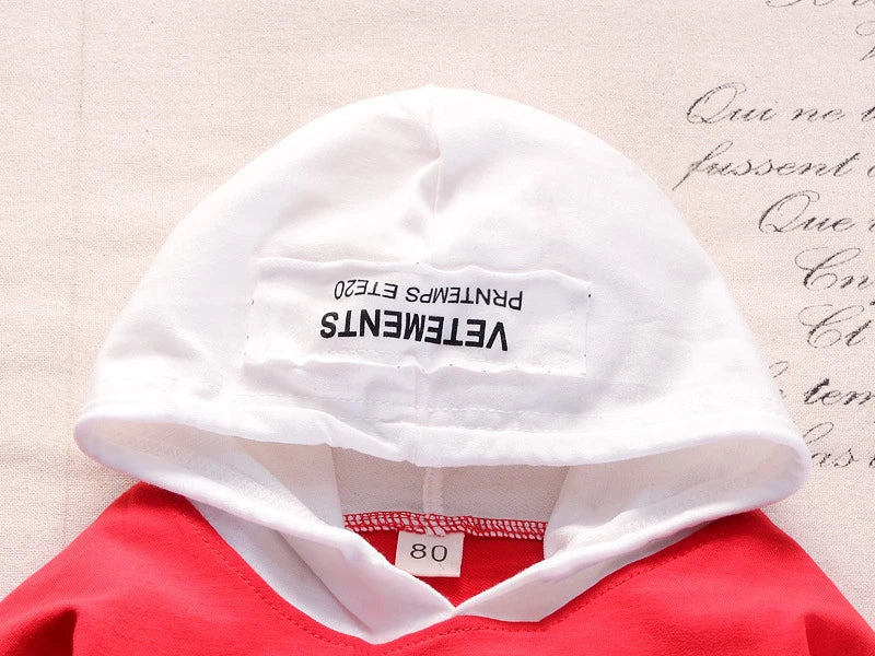 New Spring Autumn Cotton Boys Clothes Outfit Kids Baby Sports Hooded Tops Pants 2pcs Sets Fashion Children Casual Tracksuits