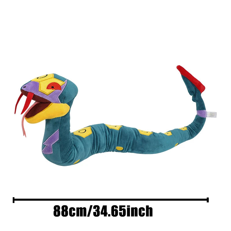 Pokemon Kawaii Seviper Stuffed Toys Cartoon&Cute Plush Dolls Throw Pillow Birthday Gift for Kids Friends Boys Home Decoration