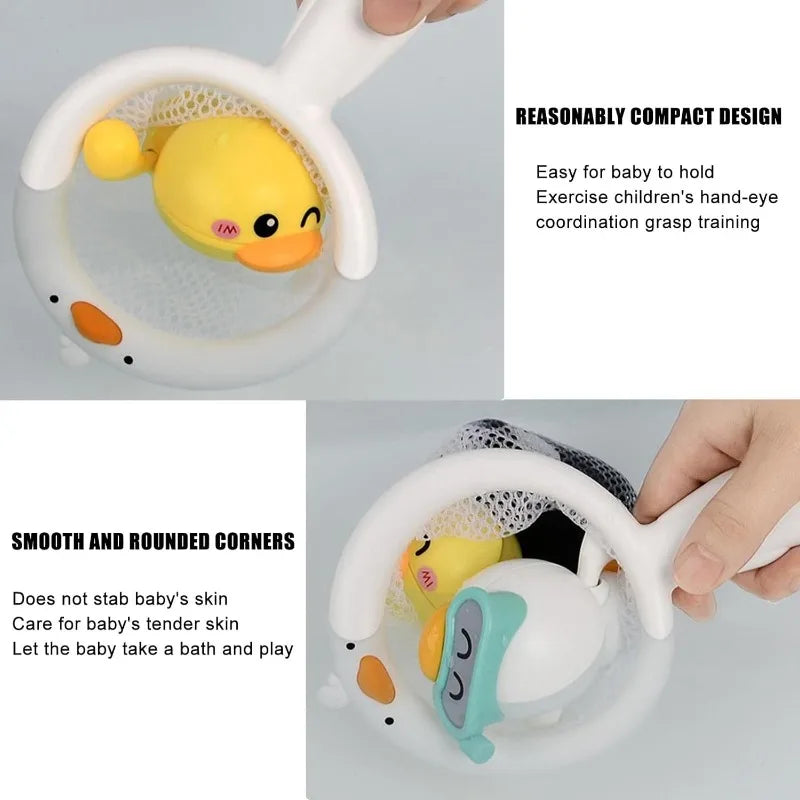 Toddler Bath Toys, Wind-up Bath Toy Ducks for Toddlers Kids Boys Girls, Swimming Bath Toys Bathtub Toys Pool Toys for Toddlers