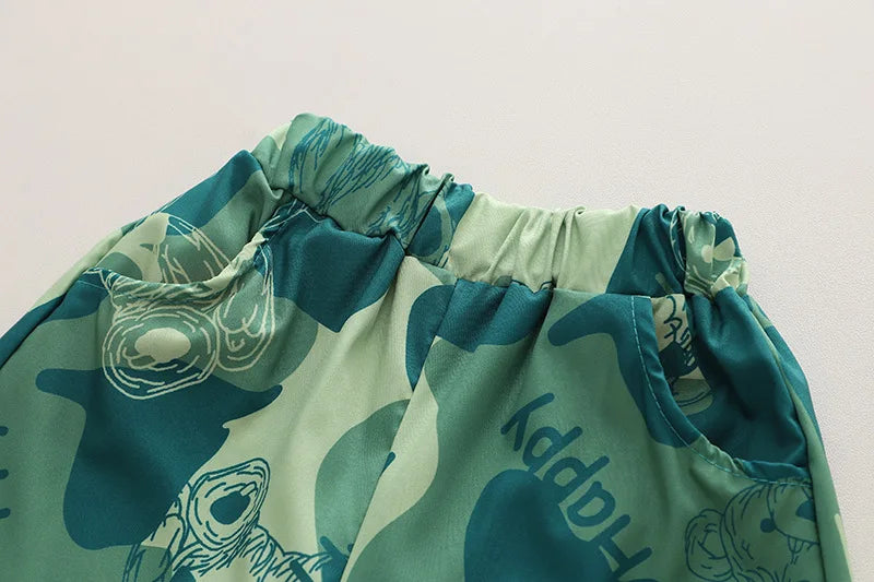 New Summer Baby Clothes Suit Children Boys Casual Shirt Shorts 2Pcs/Sets Toddler Sports Costume Infant Outfits Kids Tracksuits