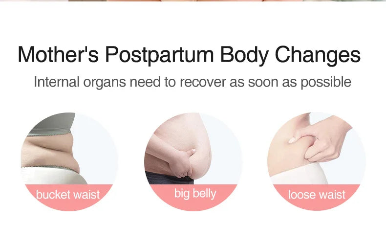 3in1 Postpartum Belly Band Breathable Maternity Support Belt Shapewear for after Pregnancy Women's Abdominal Compression Band