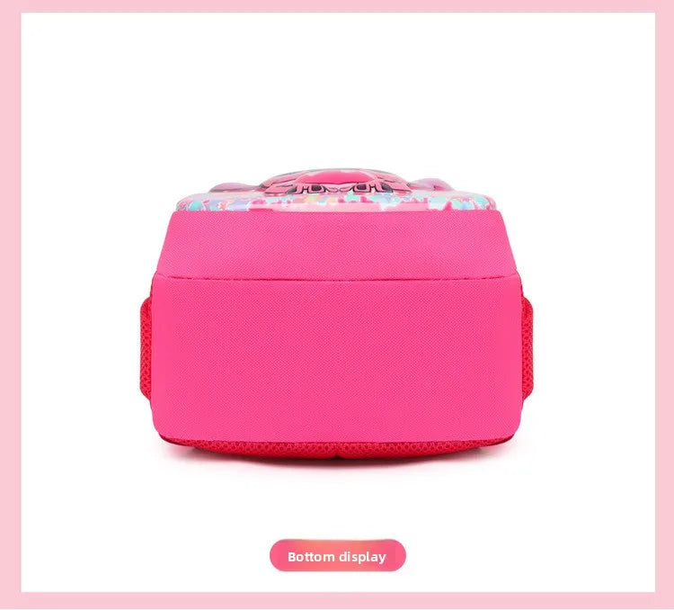 Disney Stitch New Kindergarten Schoolbag Cartoon Cute Boys and Girls Backpack High Quality Fashion Children's Schoolbag Light