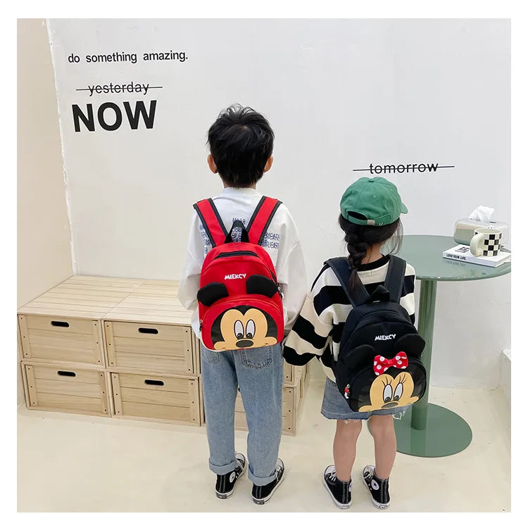 Disney Mickey and Minnie New Children's Backpack Cartoon Cute Boys and Girls Schoolbag Mini Fashion Trend Children's Backpack