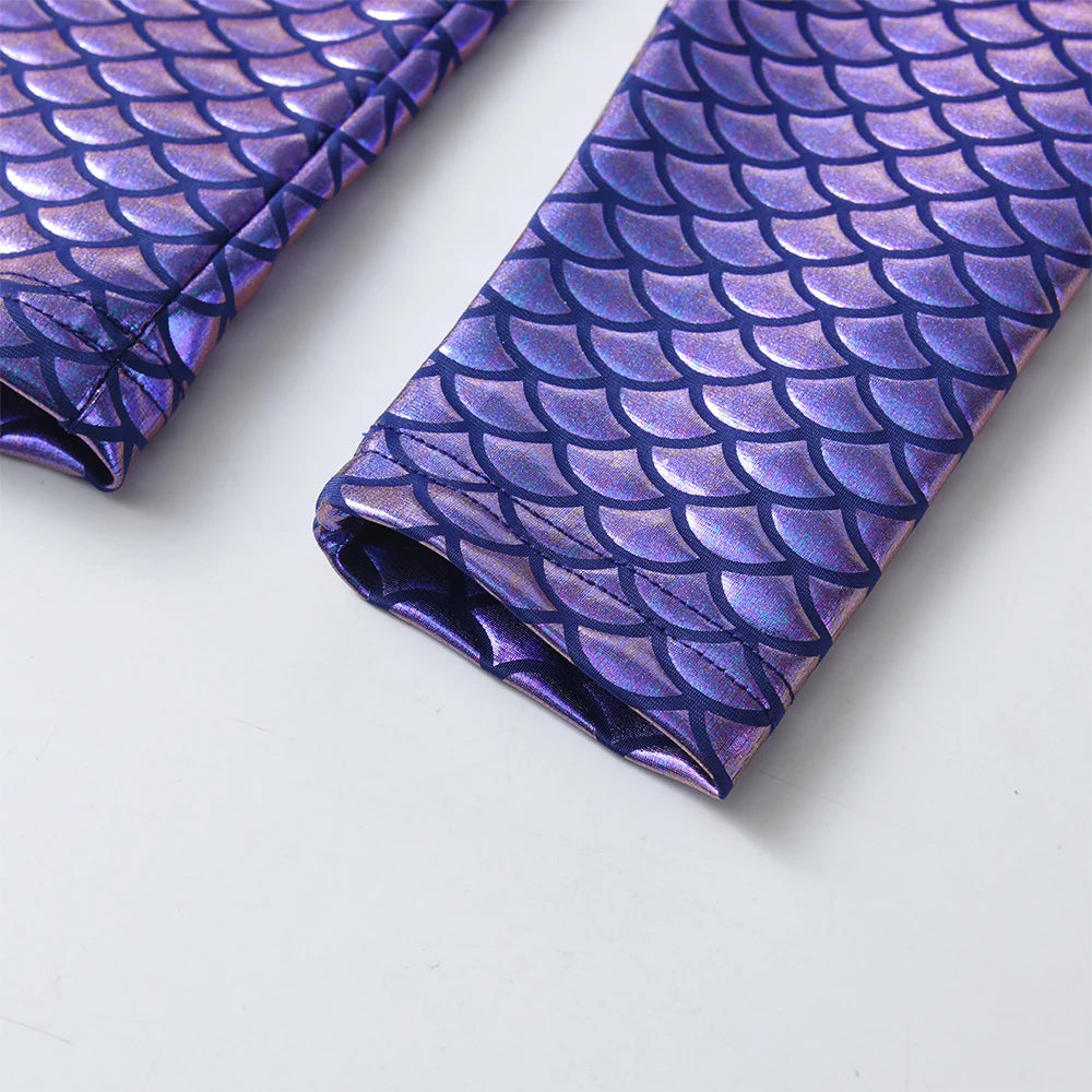 DXTON Toddler Leggings Skirt Pants For Girls Mermaid Kids Trousers With Tulle Tutu Skirt Fake Two Children Girls Party Costumes