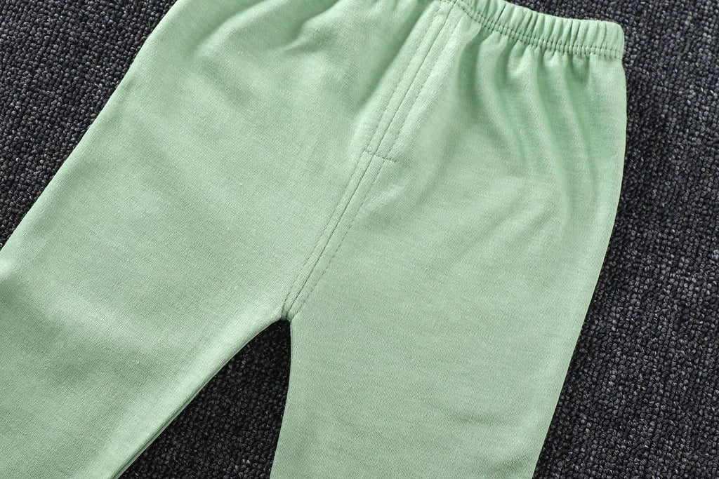 Cartoon Pajamas Suits Children's Baby Boys Girls Spring Autumn Sleepwear Home Clothes Cotton Autumn Long Trousers Kids Pijamas