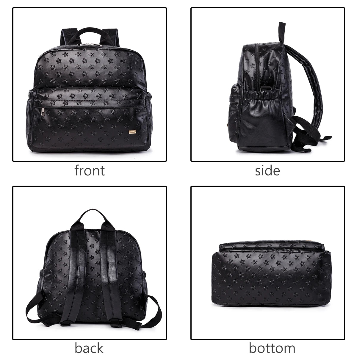 Fashion Diaper Bag for Newborn Baby Waterproof Light Weight Protable Mommy Diaper Backpack for Quick Outing Nappy Changing Bag