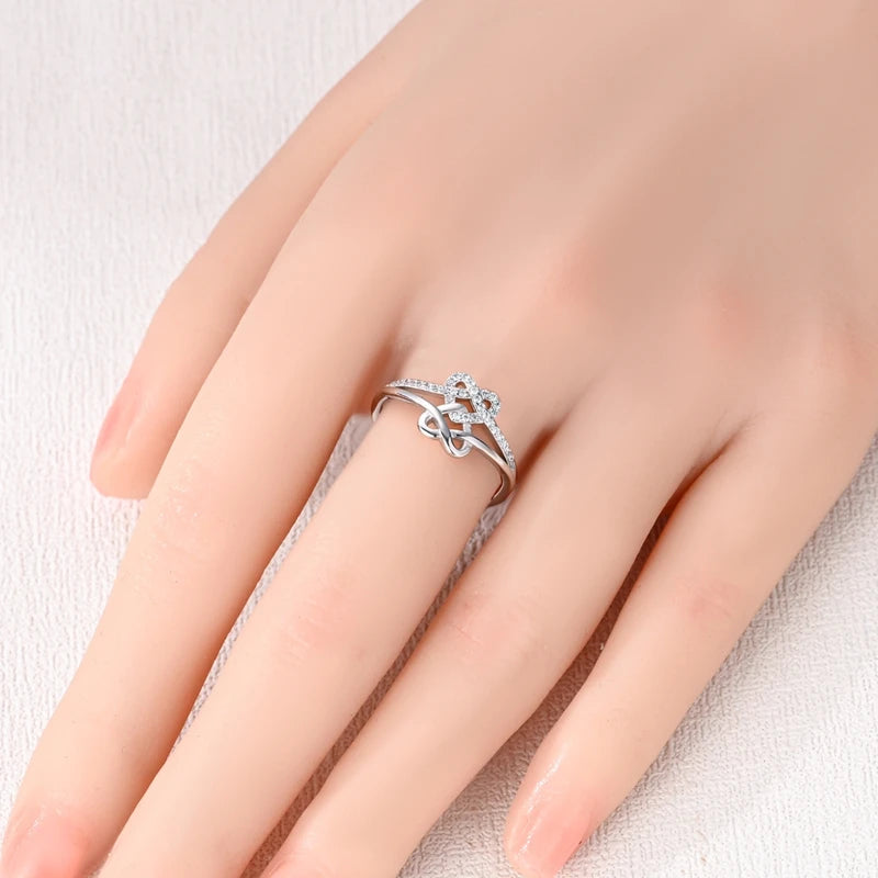 New Rings For Women 100% 925 Sterling Silver Star Moon Colorful Zircon Rings Fine Wedding Engagement Birthday Jewelry Gifts