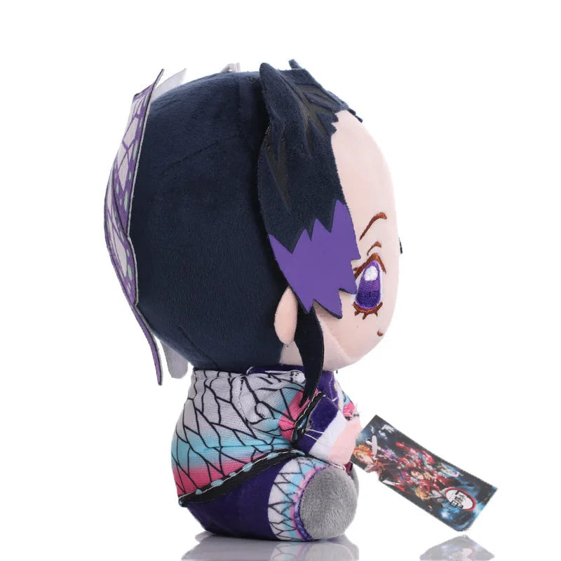 20-25cm Demon Slayer Plush Stuffed Tsugikuni Yoriichi Kokushibou Akaza Kamado Tanjirou Anime Figure Plush Toy Doll Birthday Gift