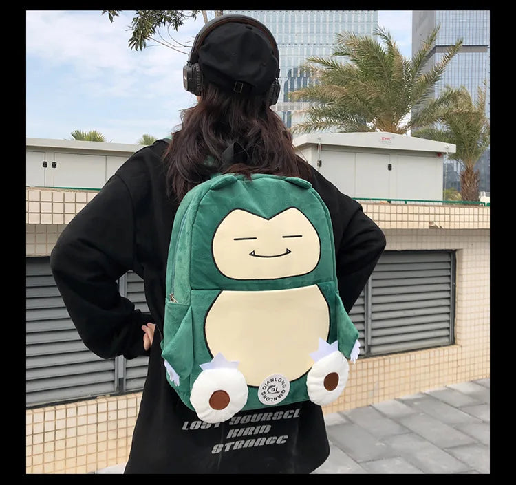 MINISO Switch Pokémon Cappy Beast Plush Backpack Couple Bag Large Capacity Backpack Gift Storage Toys Anime Accessories
