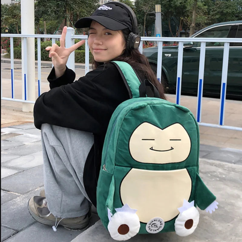 MINISO Switch Pokémon Cappy Beast Plush Backpack Couple Bag Large Capacity Backpack Gift Storage Toys Anime Accessories