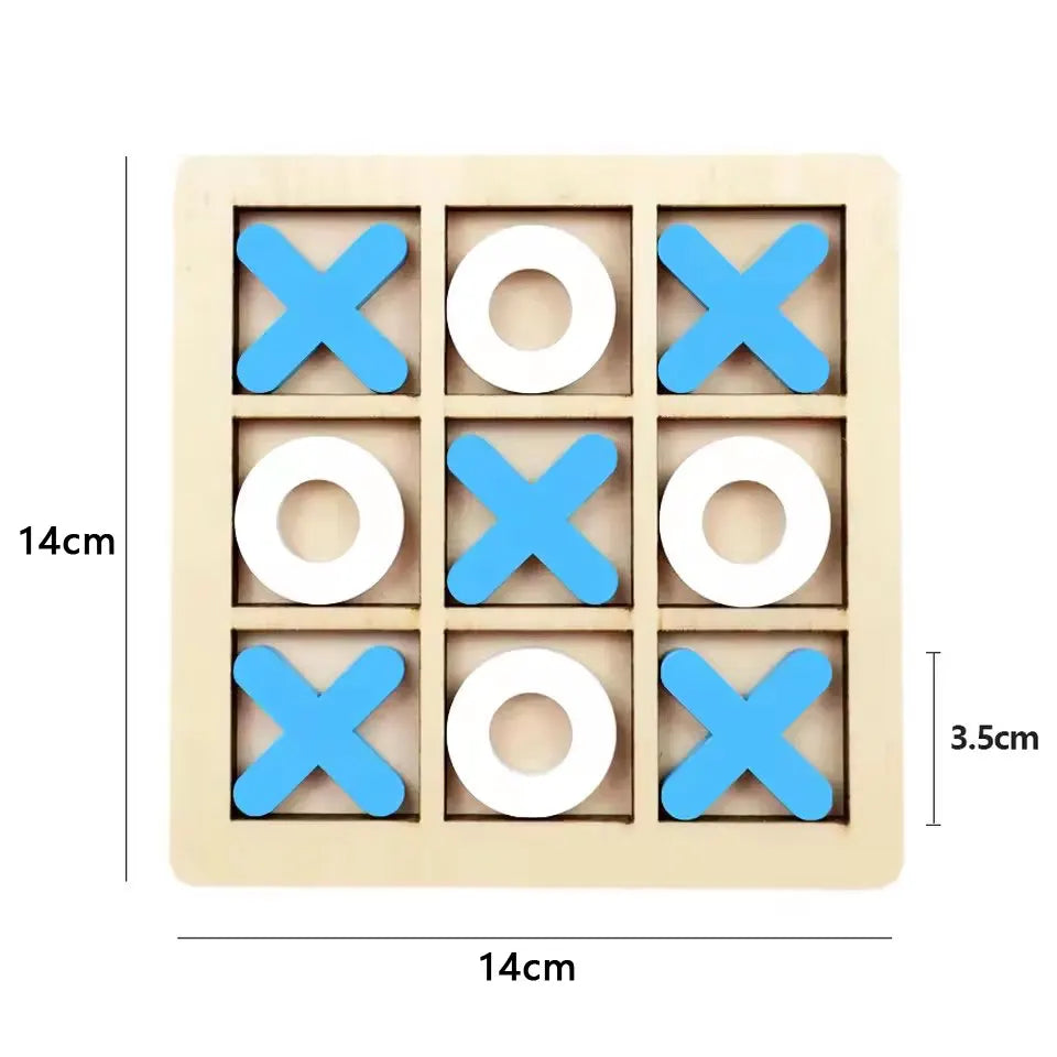 Montessori Play Game Wooden Toy Mini Chess Interaction Puzzle Training Brain Learing Early Educational Toys For Children Kids