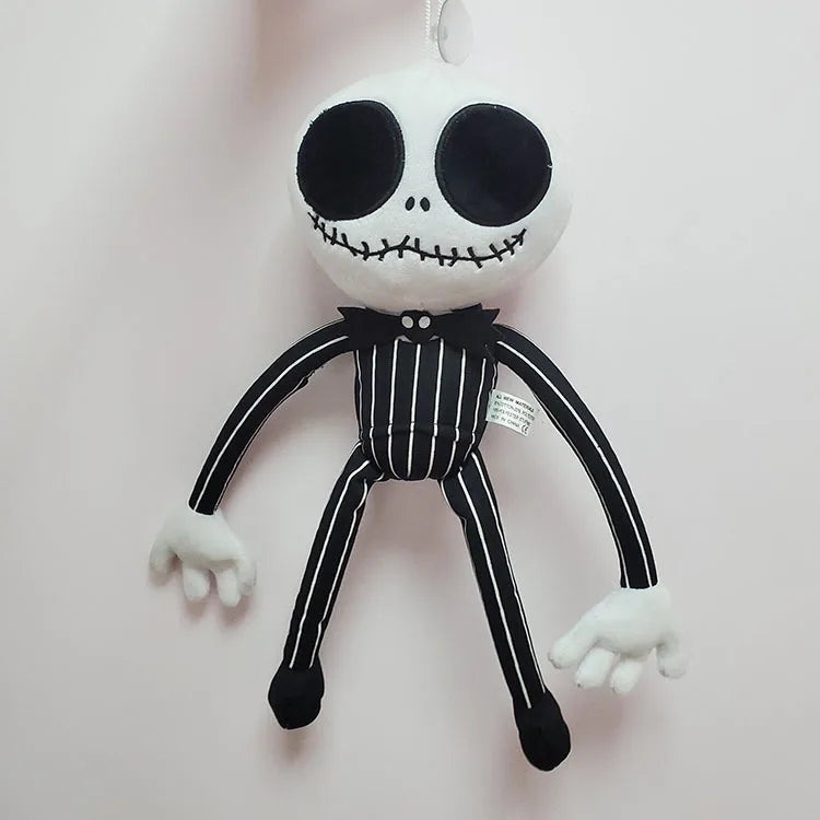 8 Style Cartoon Anime Skellington Dog Plush Toy Anime Cartoon JACK Bone Skeleton Skull Cosplay Santa Claus Soft Stuffed Toy Gift