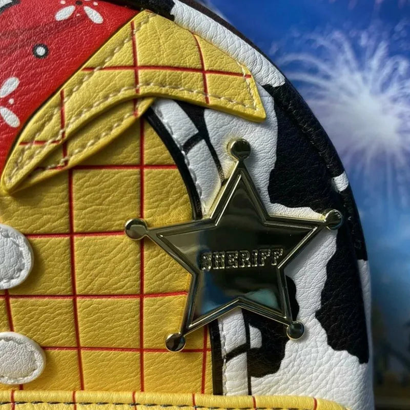 Loungefly Pixar Toy Story Movie Collab Triple Pocket Mini Backpack ﻿wallet