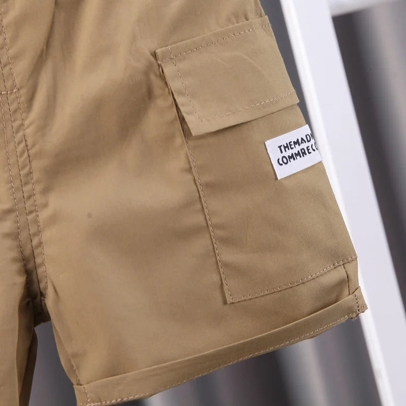 New Summer Baby Girls Clothes Suit Children Boys Fashion Casual T-Shirt Shorts 2Pcs/Sets Toddler Sports Costume Kids Tracksuits