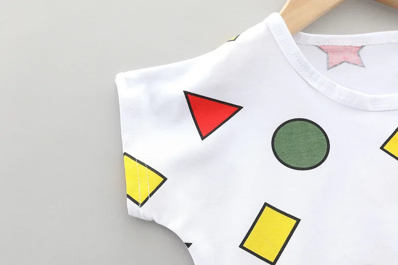 New Summer Baby Girls Clothes Suit Children Boys Casual T-Shirt Shorts 2Pcs/Sets Infant Outfits Toddler Costume Kids Tracksuits