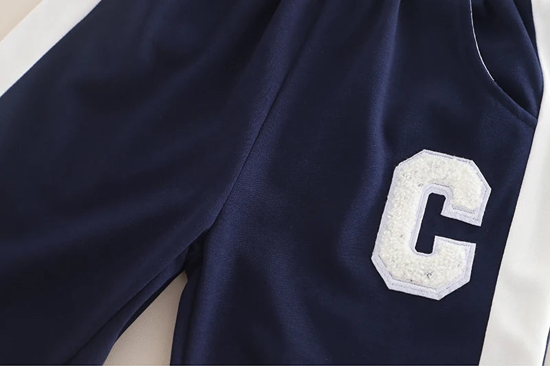 New Spring Autumn Baby Boys Clothes Suit Children Long Sleeved T-Shirt Pants 2Pcs/Sets Kids Girls Clothing Set Infant Tracksuits