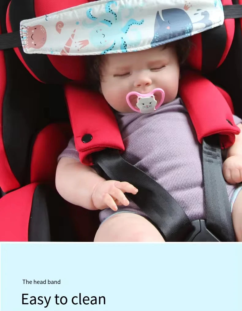 PANGDUBE Baby Car Seat Head Support Children Sleep Positioner for Stroller Cat Safety Seat Baby Head Supports Protection Belt