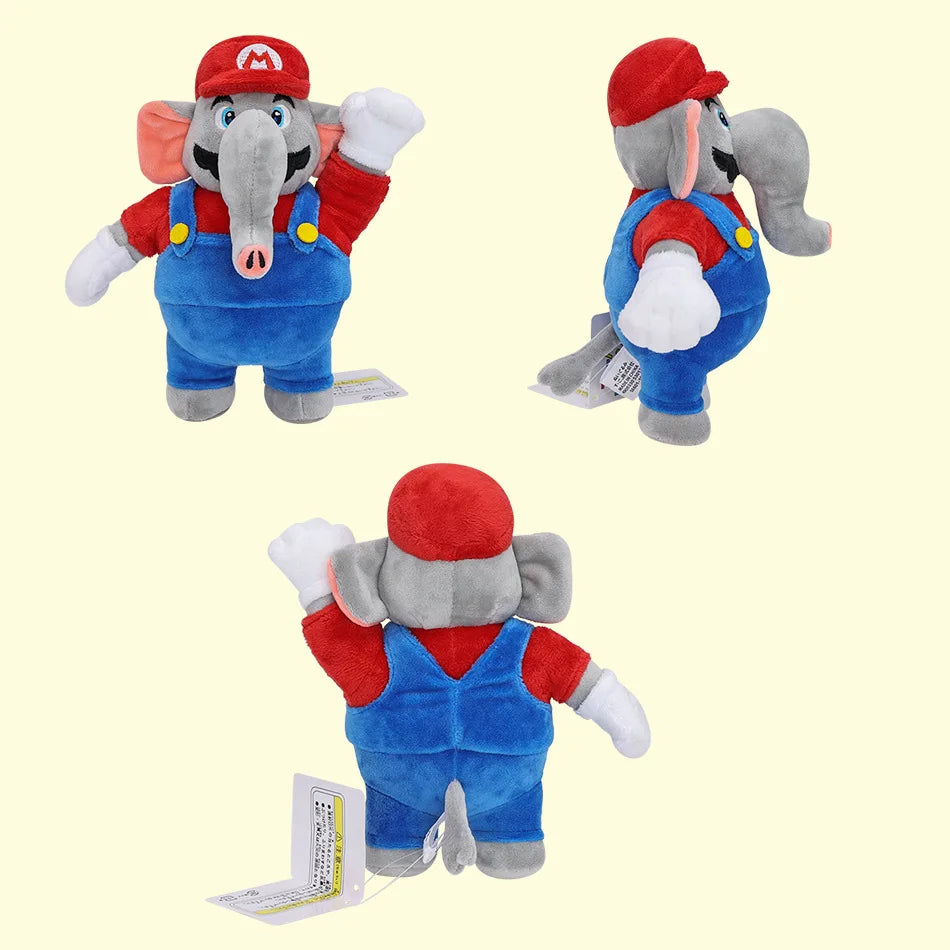 22 Styles Genuine Super Mario Bros Plush Toys Doll Elephant Stuffed Toys Anime Doll Plushie for Kids Christmas Birthday Gift