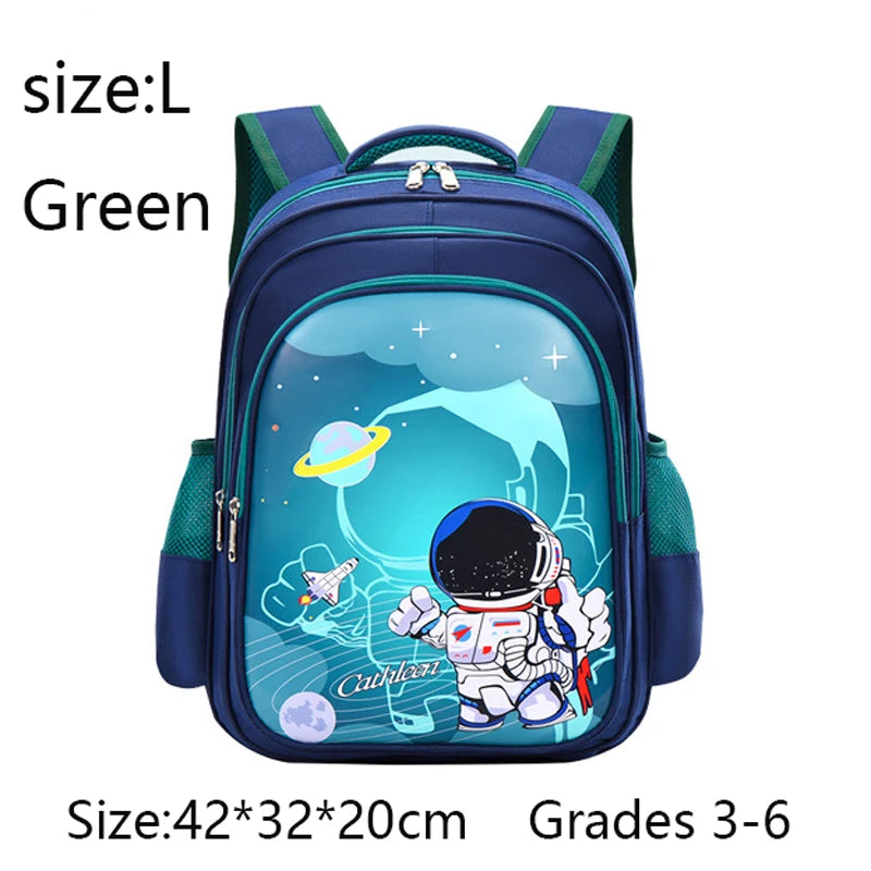 Children Backpack Cute Star Astronaut Kid School Bag Backpack Boy Student Teenagers Waterproof Baby Kindergarten Primary Bookbag
