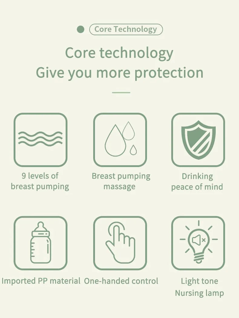 Electric Breast Pump Wearable Electric Breast Pump Milk Extractor Collector Portable Hands Free Silent Comfort Breast BPA-free