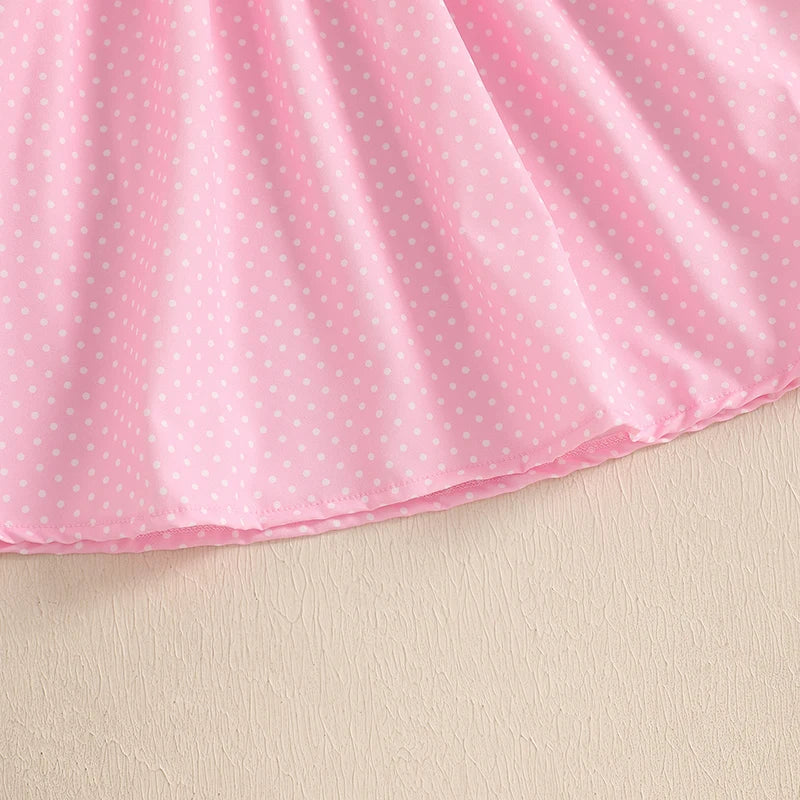 Girls Floral Print Sleeveless Dress with Bow Detail for Summer Toddler Fashionable Clothes for Cute Kids