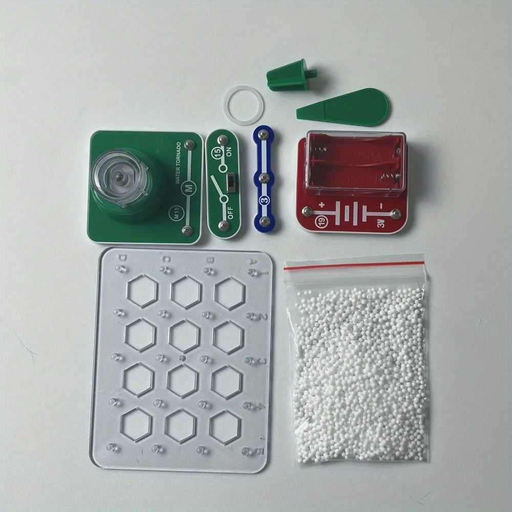 Tornado Maker DIY A Battery Powered Tabletop Water Tornado Empty Bottle Construction STEM Science Craft & Activity Kit Toy Kids