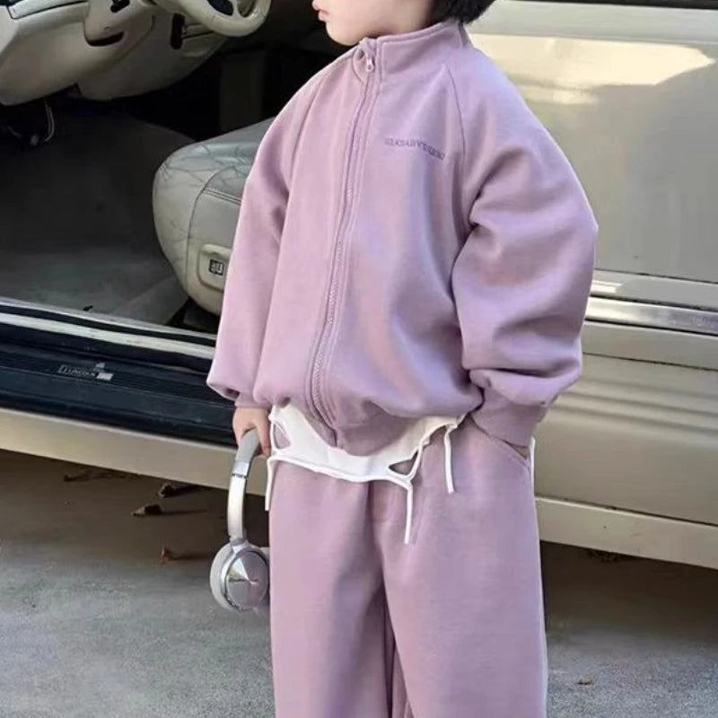 Coat Set Sweatshirt Children's Clothing Boys Kids Boy Clothes 7 8 Years 12 Top Bottom Year Old Junior Boys' Autumn Winter Boy´s