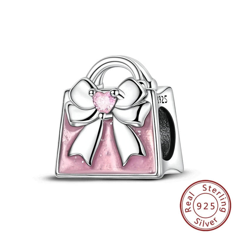 925 Sterling Silver Charms Firefly Cat Dog Coconut Charms Beads Pendant Fit Original Pendant Bracelet DIY Fine Jewelry For Women